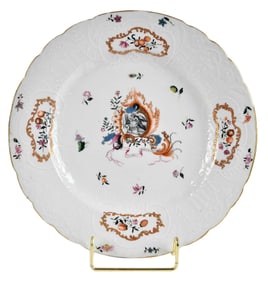 Chinese Export Pseudo-Armorial Porcelain Plate