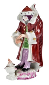 Longton Hall Allegorical Figure of Winter