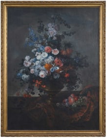 Follower of Jean-Baptiste Monnoyer, Floral Piece