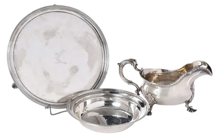 Three Pieces George III English Silver
