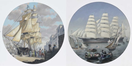 Leonard John Pearce, Two Maritime Plate Designs