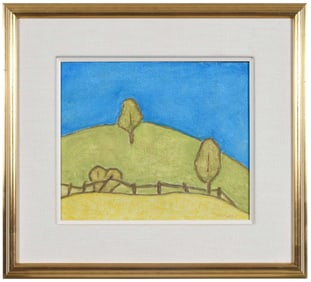 Barker Fairley, Fauve Landscape