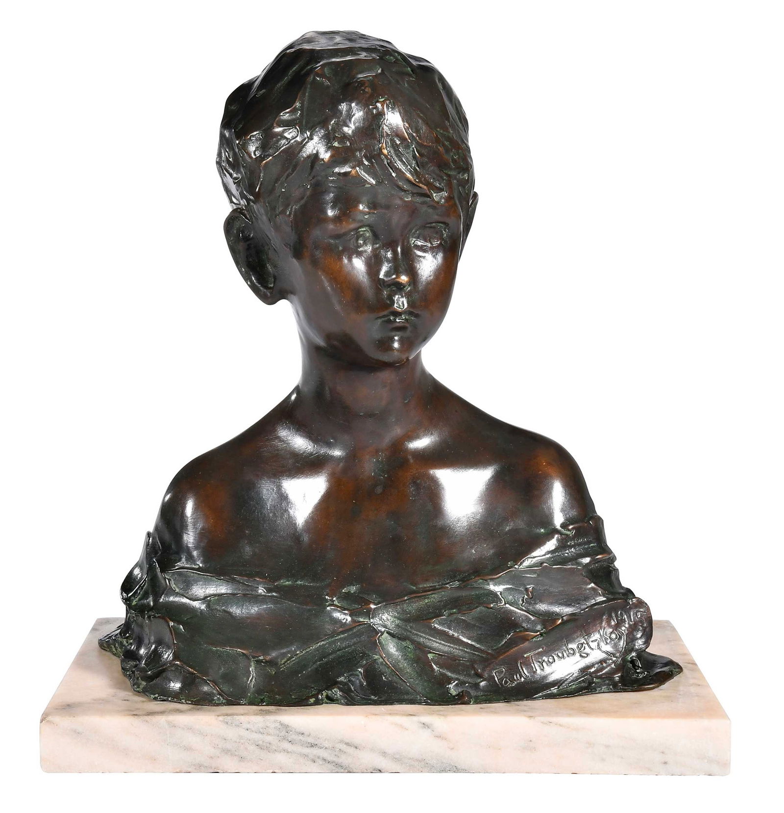 Prince Paul Troubetzkoy, Bust of a Boy (1 of 9)