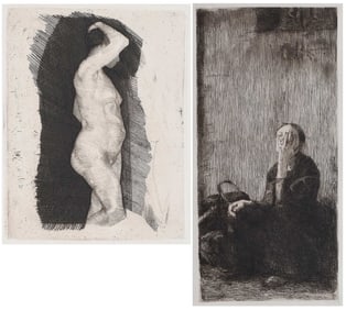 Kathe Schmidt Kollwitz, Two Prints