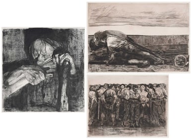 Kathe Schmidt Kollwitz, Three Prints