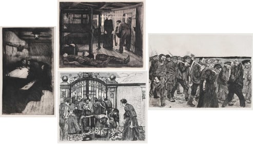 Kathe Schmidt Kollwitz, Four Prints