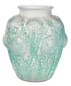 Rene Lalique Domremy Glass Vase