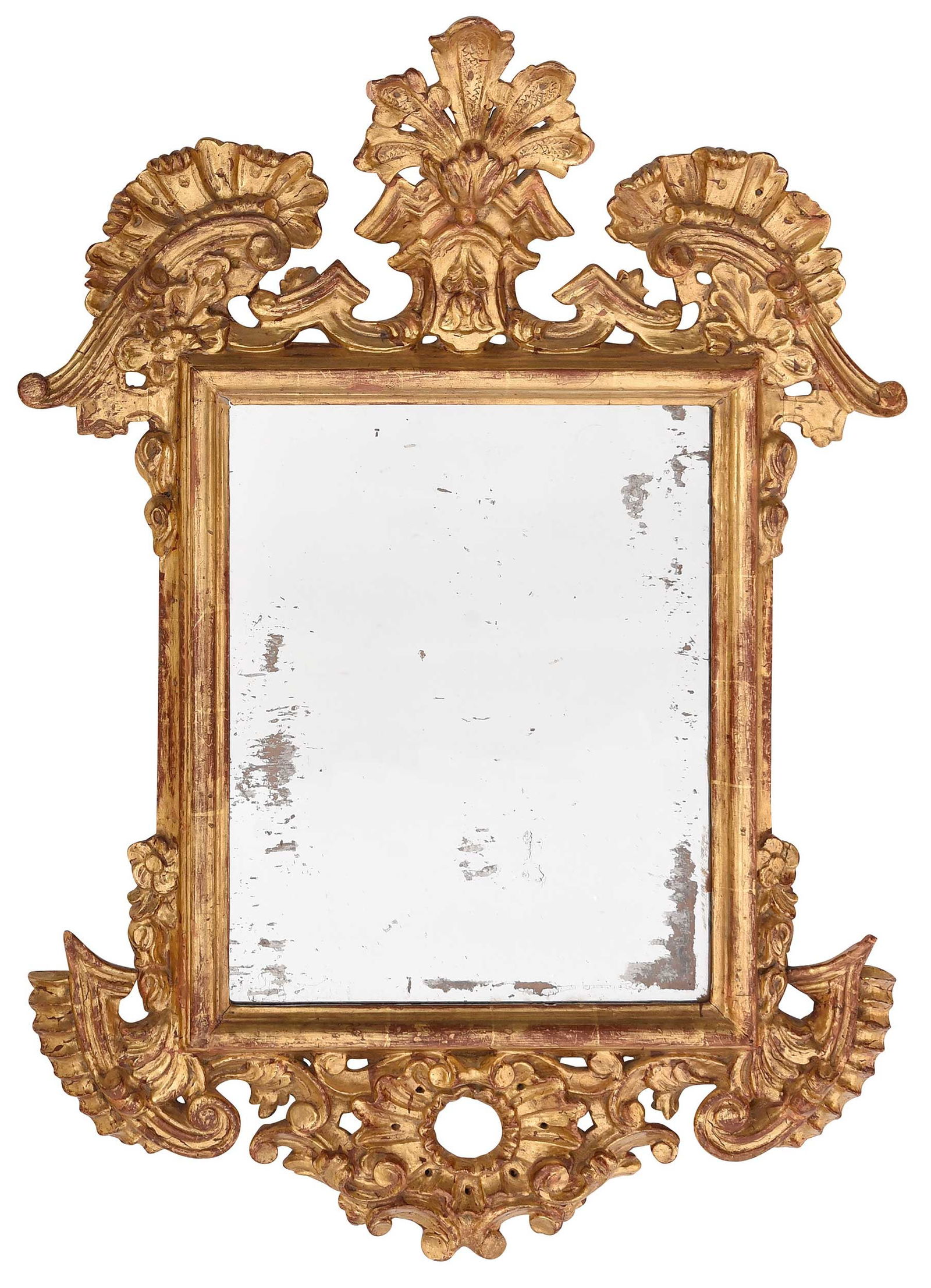 Venetian Baroque Style Carved and Gilt Framed Mirror (1 of 15)