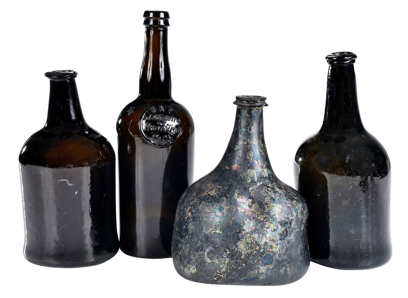 Four Assorted Glass Spirits Bottles (1 of 4)