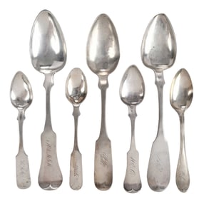 15 Tennessee Coin Silver Spoons