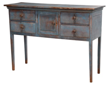Fine Georgia Federal Paint Decorated Huntboard
