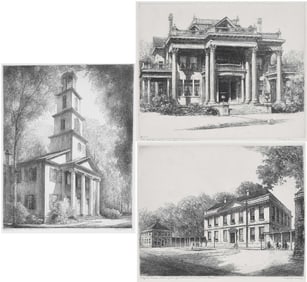 Louis Orr, Three North Carolina Etchings