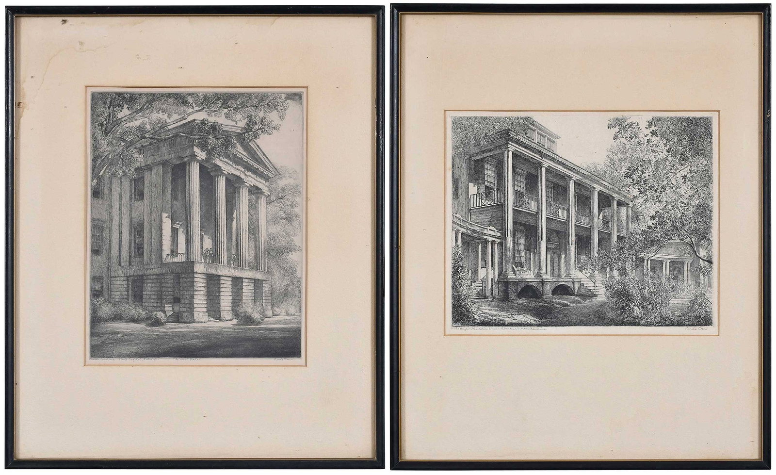 Louis Orr, Two North Carolina Etchings (1 of 11)