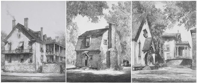 Louis Orr, Three North Carolina Etchings