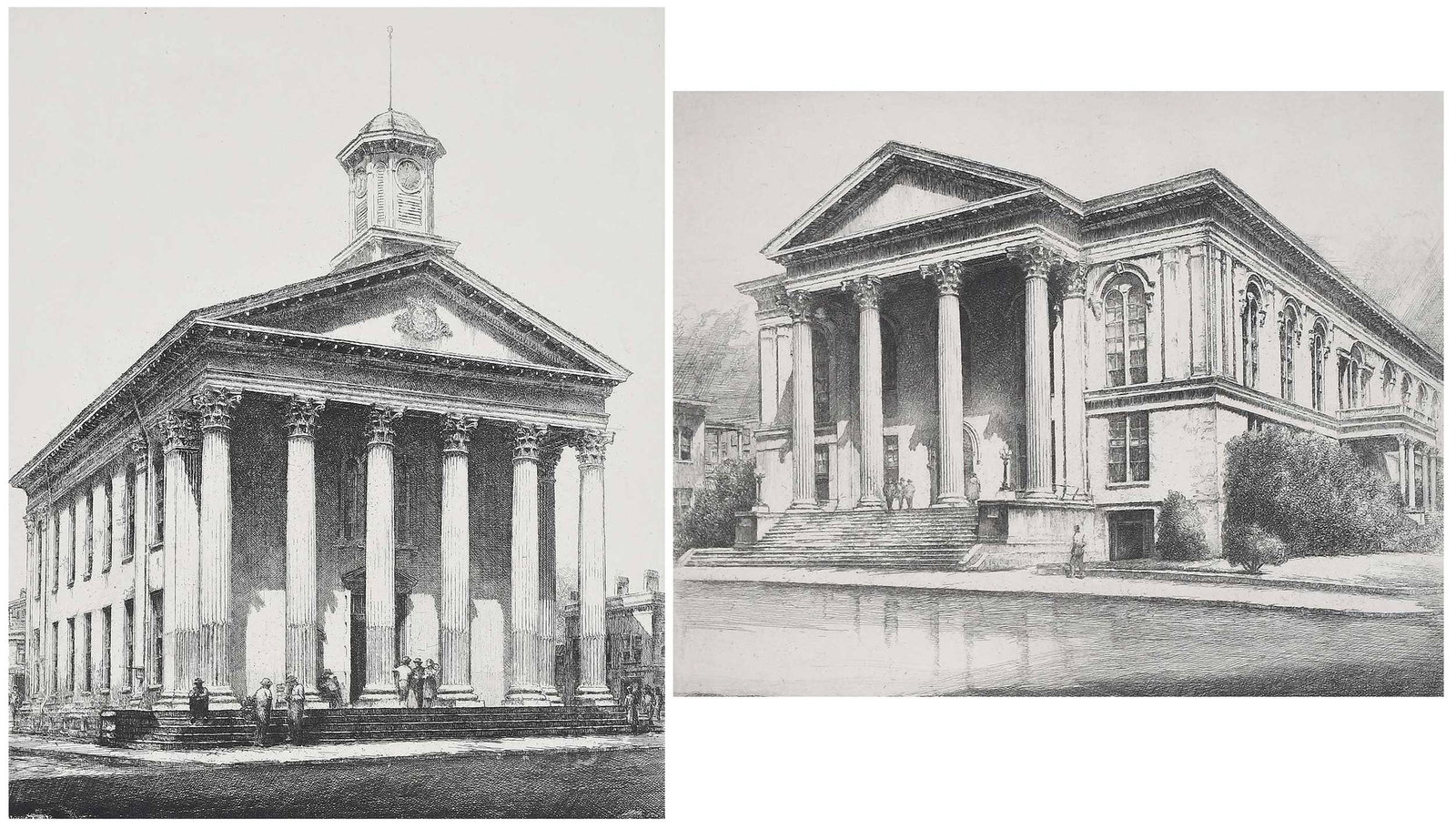 Louis Orr, Two North Carolina Etchings (1 of 10)