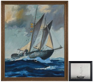 Day Lowry, War Ship Painting