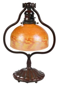 Tiffany Studios Harp Desk Lamp