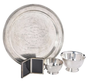 Four Pieces Tiffany Sterling Hollowware