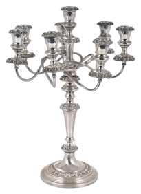 Reed & Barton Sterling Eight Light Candelabra