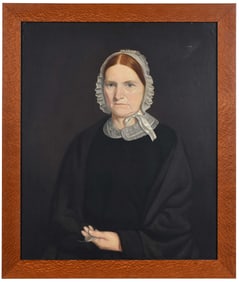 Folk Portrait Attributed to Isaac Sheffield