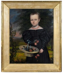 Folk Art Portrait of a Child