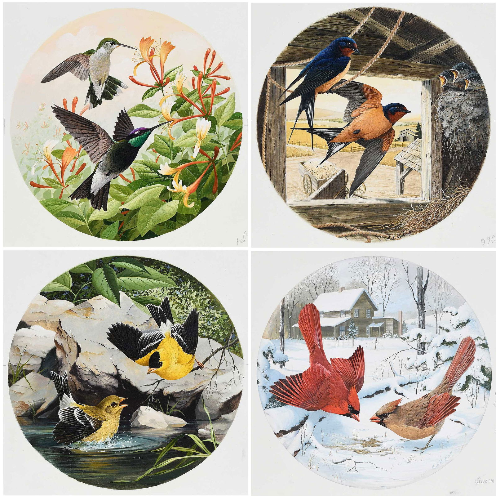 Anthony J Rudisill, Four Illustrations (1 of 19)