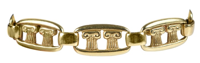 18kt. Kieselstein-Cord Columnar Motif Link Bracelet