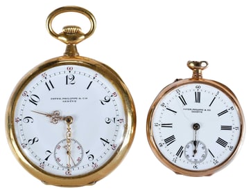 Two 18kt. Patek Philippe Pocket Watches