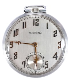 Vintage Platinum Patek Philippe Pocket Watch
