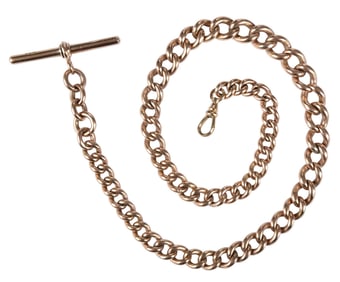 9kt. Watch Fob Chain