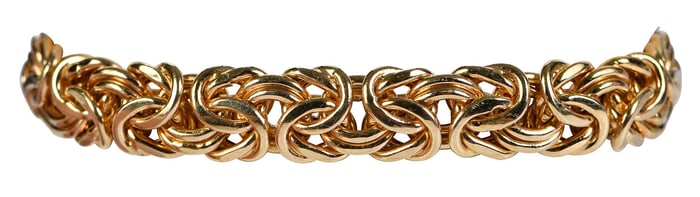 14kt. Byzantine Italian Bracelet