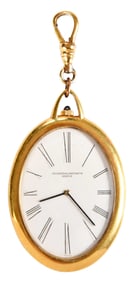 18kt. Rare Vacheron Constantin Oval Shape Pocket Watch