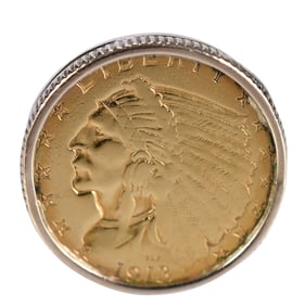 14kt. Indian Head Gold Coin Ring