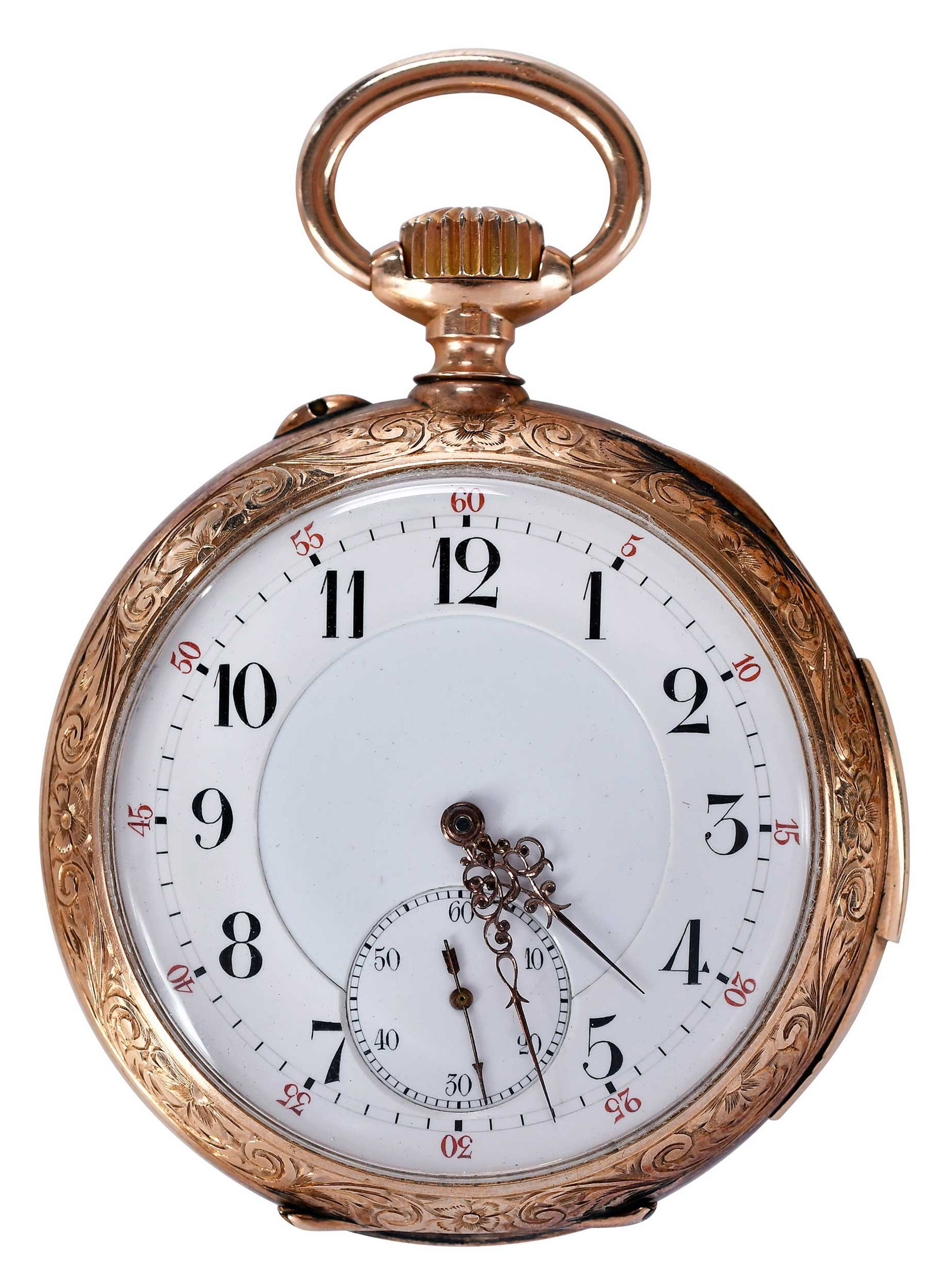 14kt. Antique Swiss Minute Repeater Pocket Watch (1 of 7)