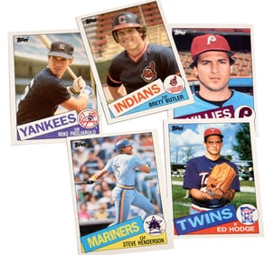 Six 1980s Baseball Card Sets