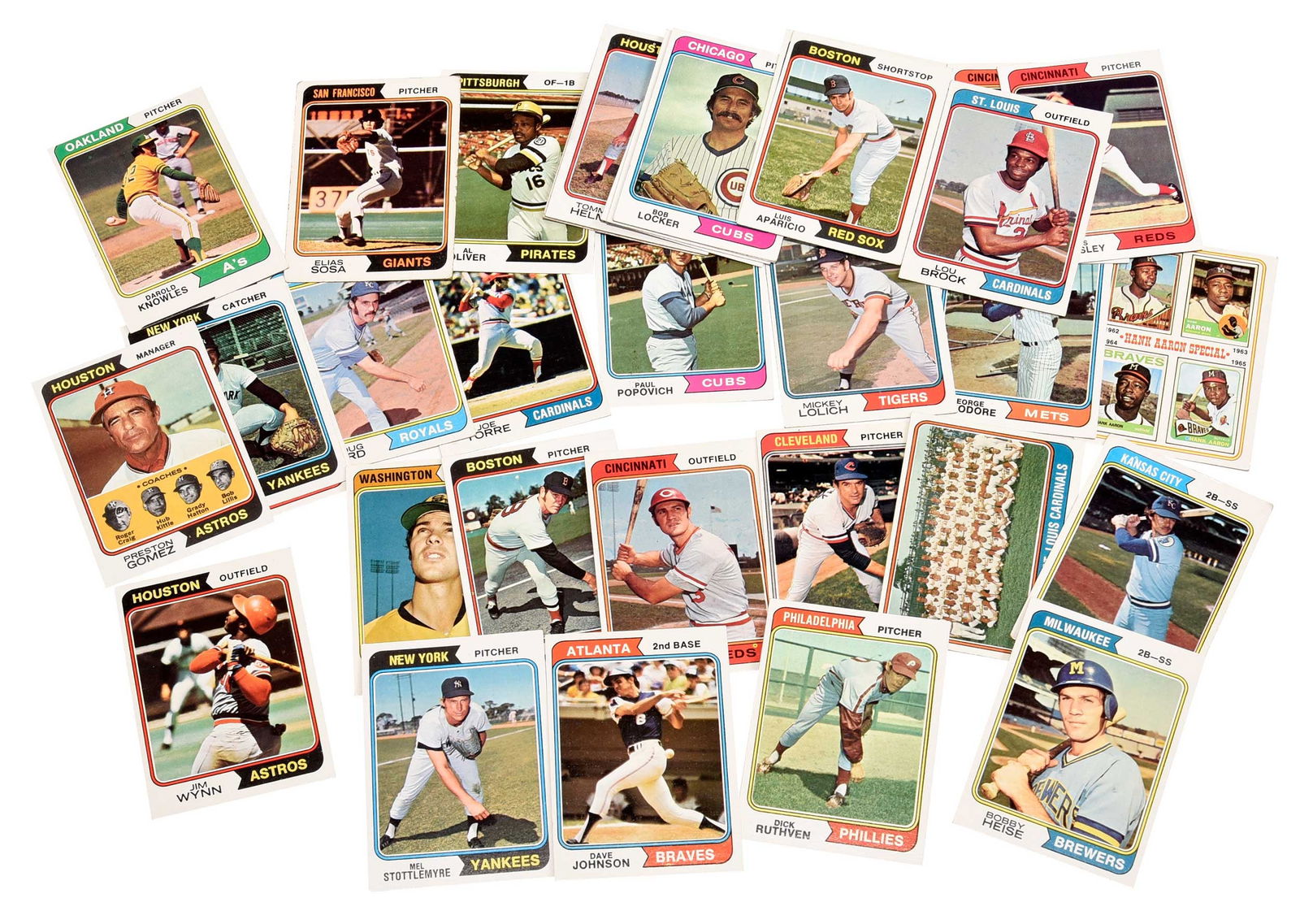 1971, 73, 74 Topps Baseball Card Group (1 of 11)