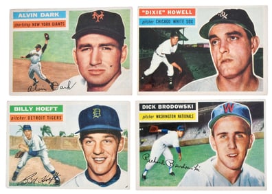 Group of 1956 Topps Baseball, 94 Cards