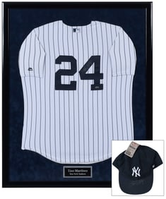 Tino Martinez Signed Jersey and Cap [Yankees]
