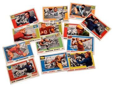 1955 Topps Football All-American Complete Set