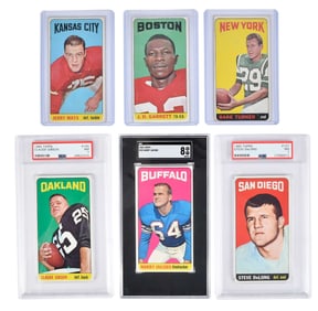 1965 Topps Football Group, 36 Cards