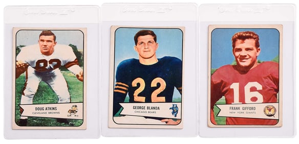 1954 Bowman Football Complete Set
