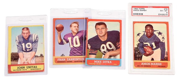 1963 Topps Football Near Set