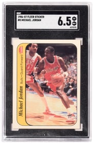 1986 Fleer Michael Jordan Rookie Sticker