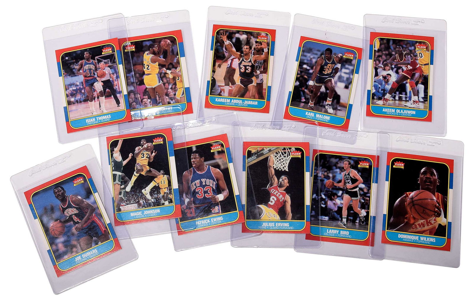 1986 Fleer Basketball Partial Set (1 of 10)