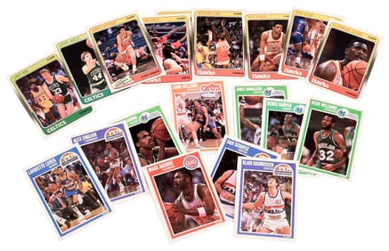 1988-89 Fleer Basketball Complete Set and 1989-90 Partial Set