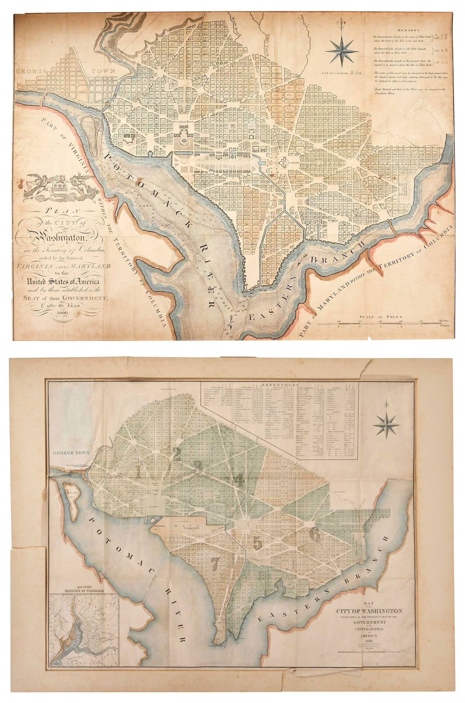Two Maps of Washington, D.C. (1 of 11)