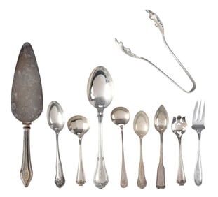 58 Pieces Assorted Sterling Flatware