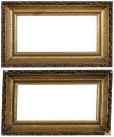Two Matching American Gilt Wood Frames