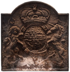 Thomas Elsley Cast Iron Fireback for Colonial Williamsburg