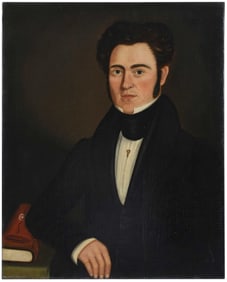 American School, Gentleman with Purse and Book